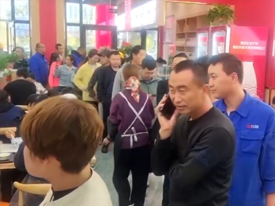 兰州陈记新区二店，午市营业现场